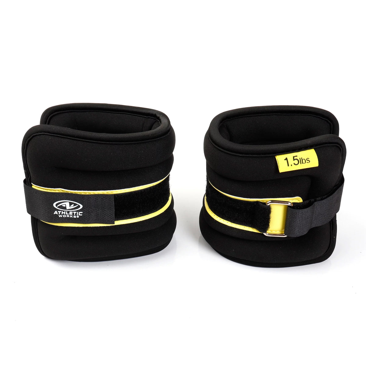 5lb Pair Ankle & Wrist Weights 2.5 lbs Each Adjustable Strap F468152