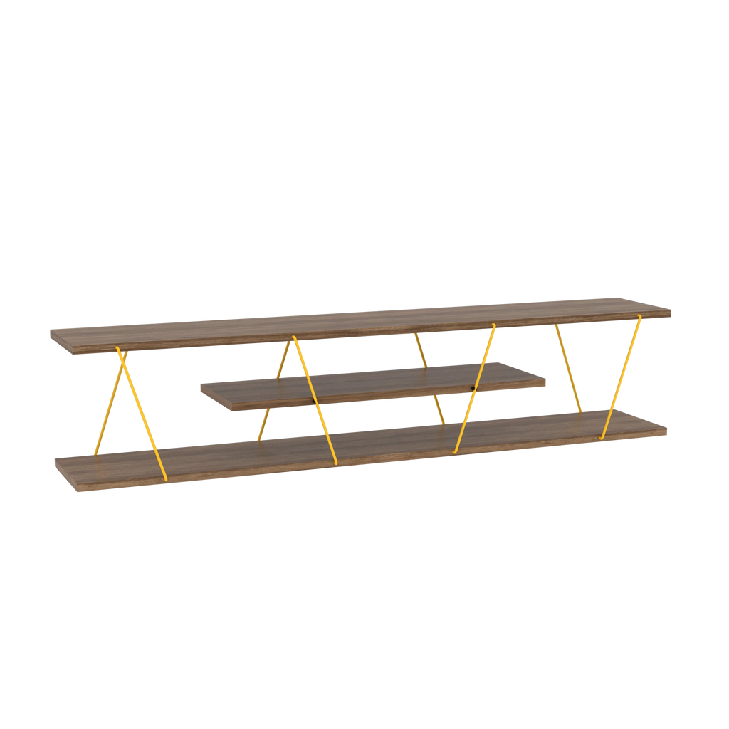 Mid Century Modern 4 Shelves 56 inch TV Stand D6828
