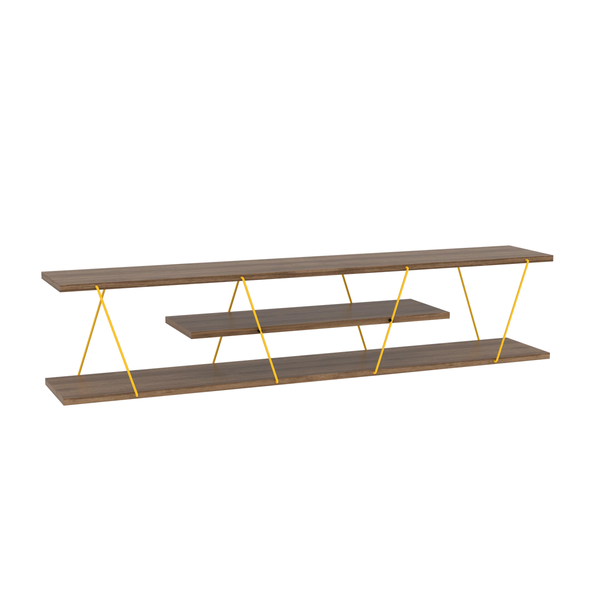 Mid Century Modern 4 Shelves 56 inch TV Stand D6828