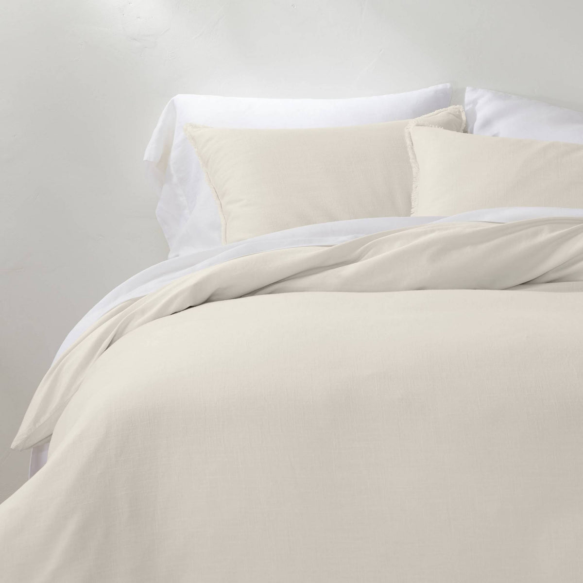Natural Linen Blend Duvet Cover & Sham Set E241785