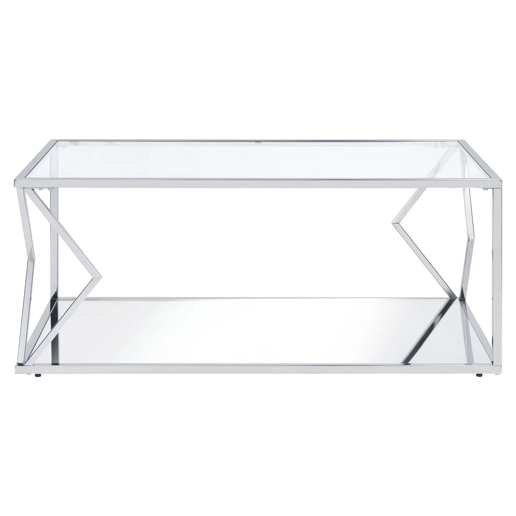 Glass Top Rectangular Coffee Table Y33951
