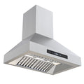 30 inch Wall Mount Range Hood Stainless Steel 900CFM 3-speeds S5146