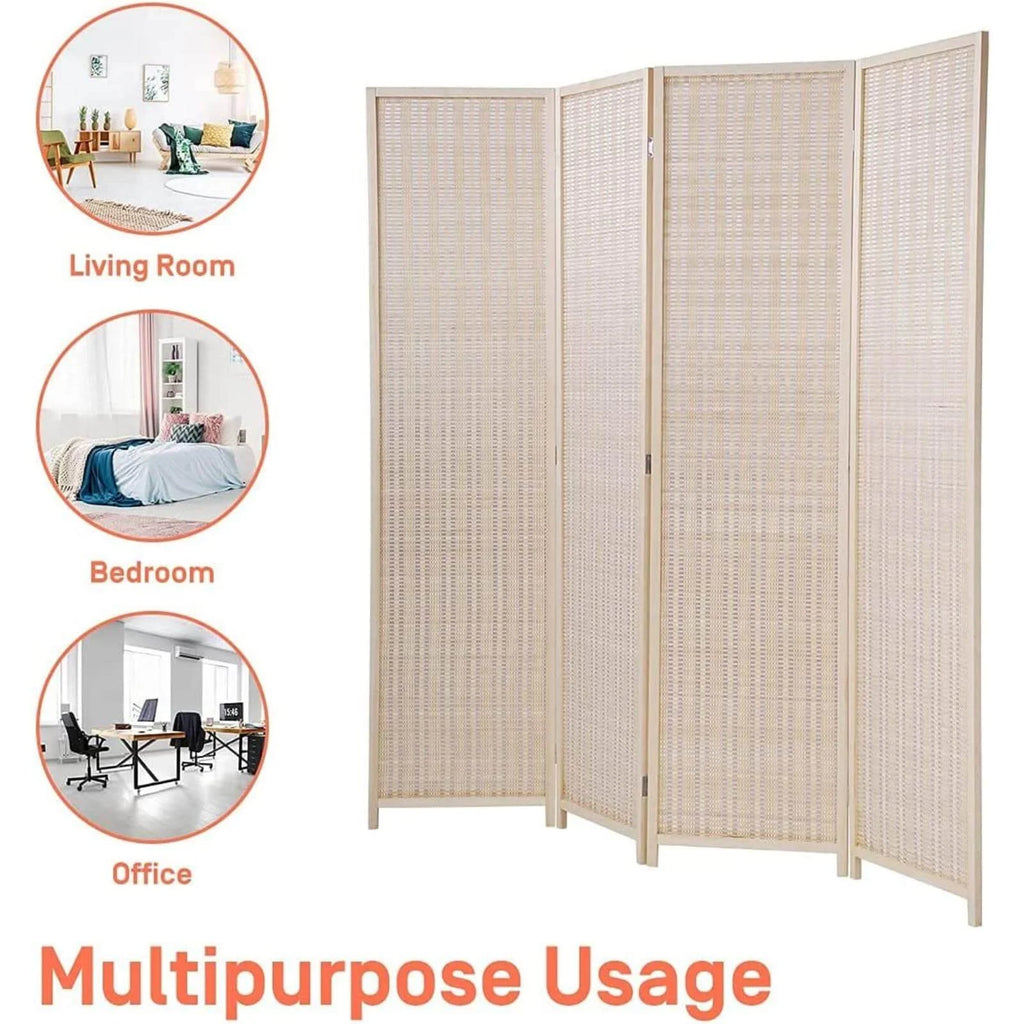 4 Panel Folding Privacy Screen B851