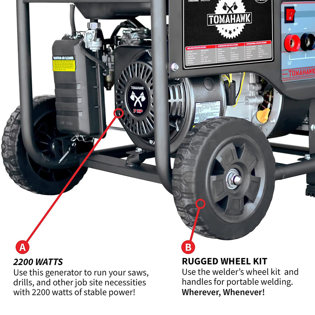 120 Amp Welder with 2,200W Generator R373355