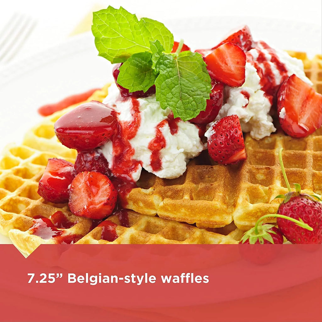 Stainless Steel Belgian Waffle Maker W372