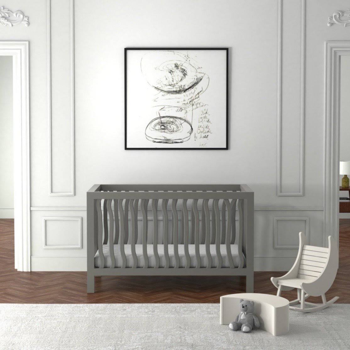 Convertible Crib (Acacia/Snow) U89074