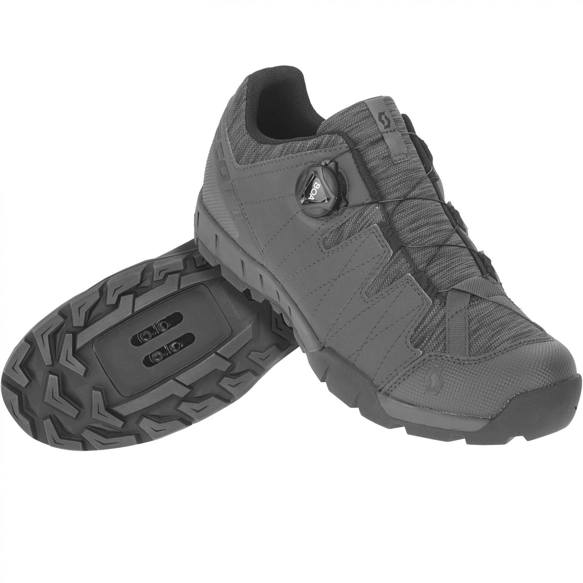 Mens Grey-Black Trail Shoe Size US 13 E171