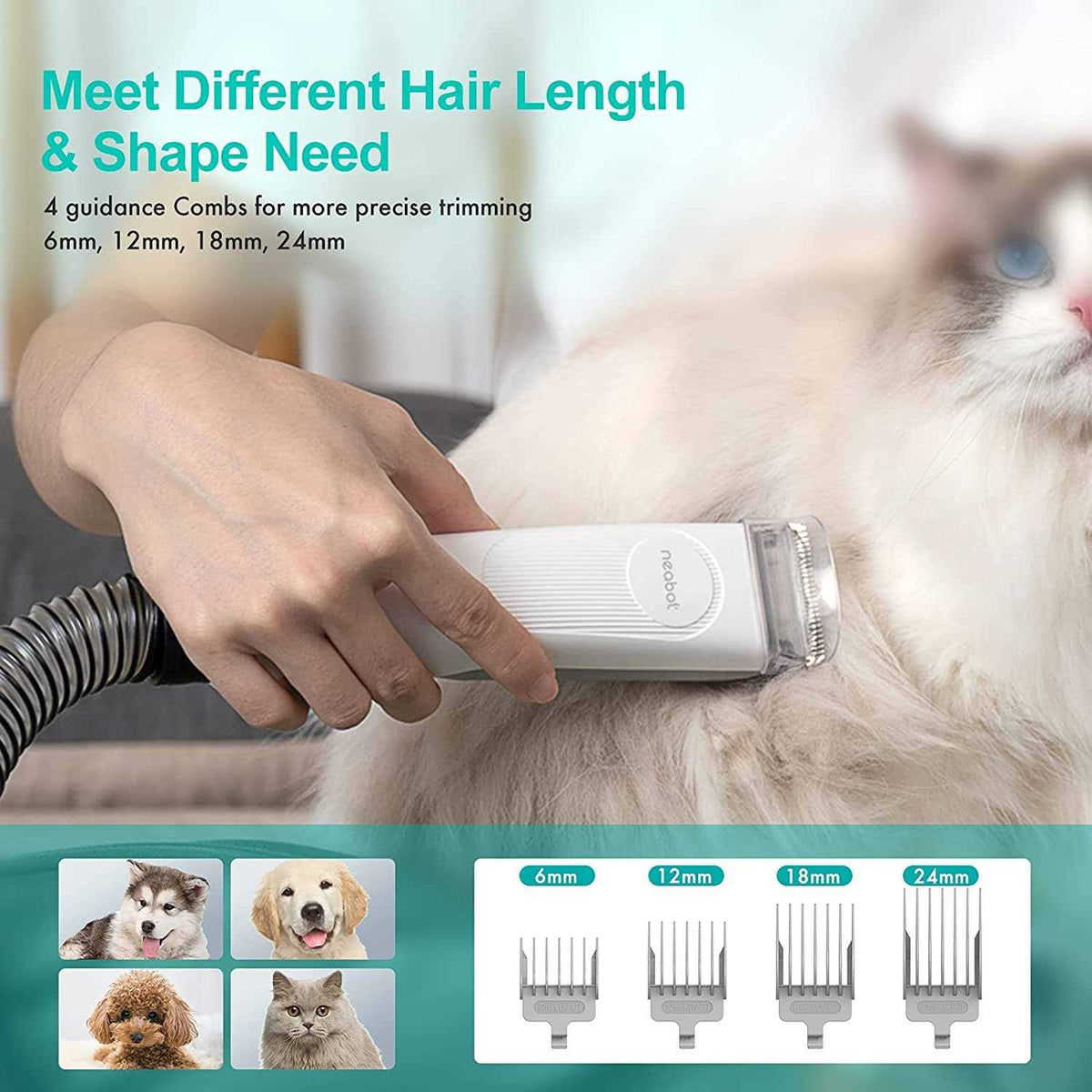 Pet Grooming Kit & Vacuum E823