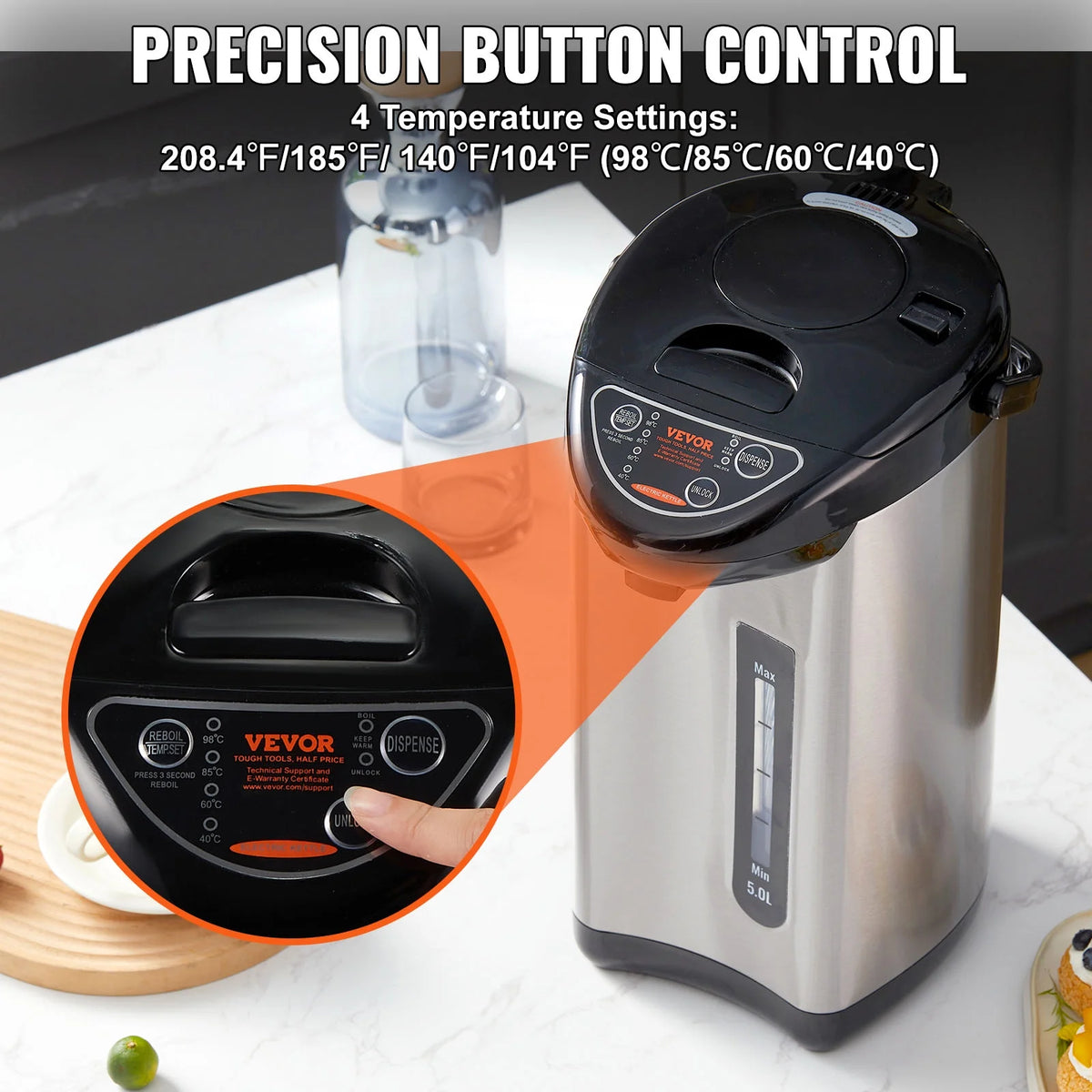 5L Electric Countertop Hot Water Dispenser W23232