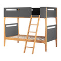 Charcoal Gray Modern Bunk Beds P7306