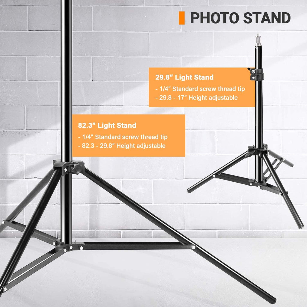 700W Soft Continuous Lighting Kit with Umbrella Reflector and Carry Bag O1565