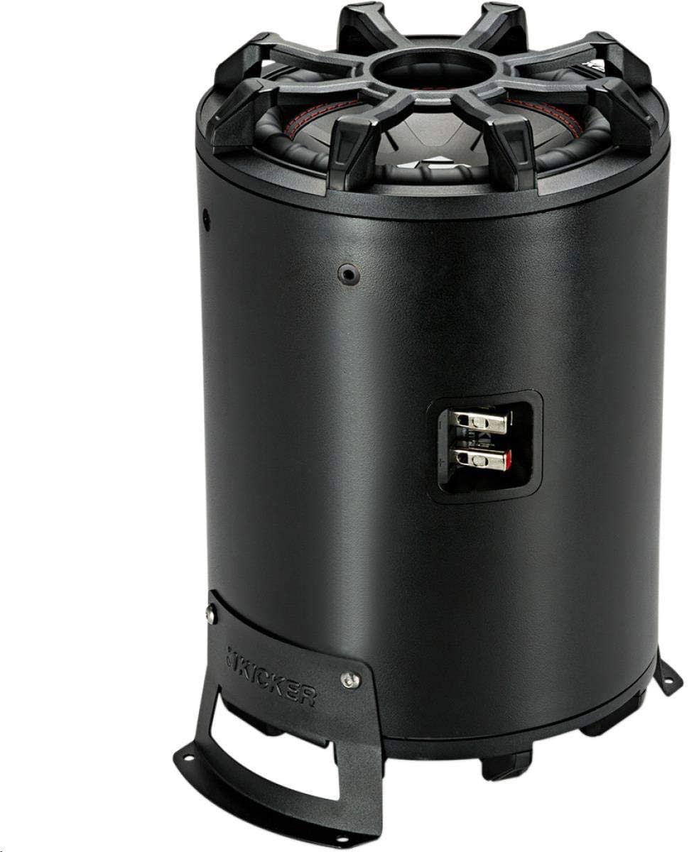 8" Single-Voice-Coil 4-Ohm Loaded Subwoofer Enclosure - Black A7991