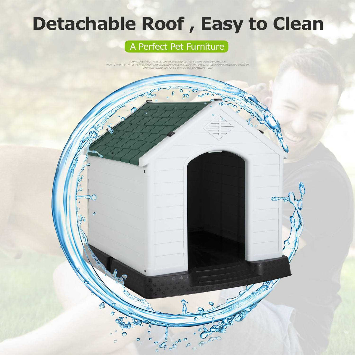 Large Insulated Plastic Dog House O4540
