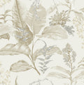 Beige Botanical Wallpaper E514