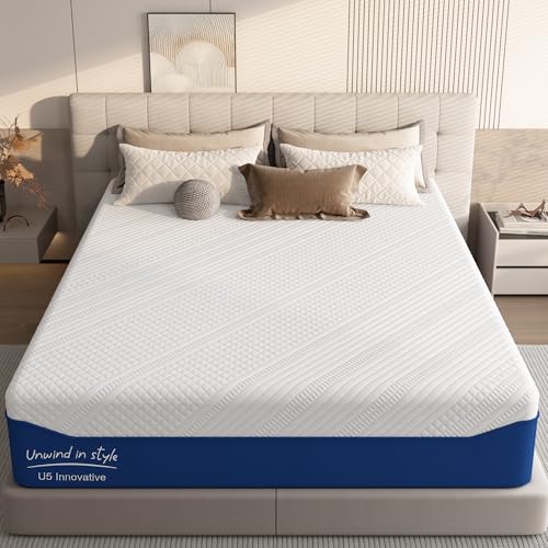 12 Inch Green Tea Gel Memory Foam King Mattress T307