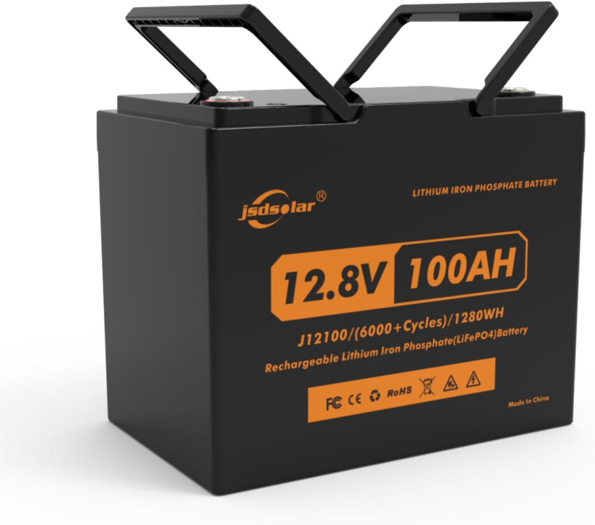 12V 100Ah Lithium LiFePO4 Battery Pack with 100A BMS R8136