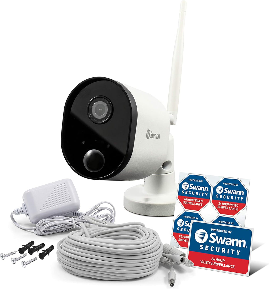 White 1080p WiFi Outdoor Security Camera with Night Vision T630