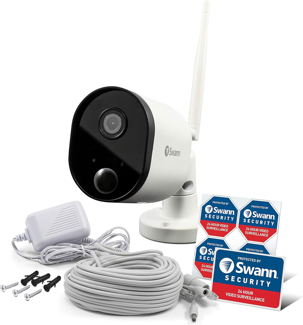 White 1080p WiFi Outdoor Security Camera with Night Vision T630