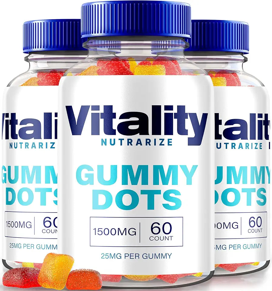 All Natural 500MG Gummies Pack of 3 F725