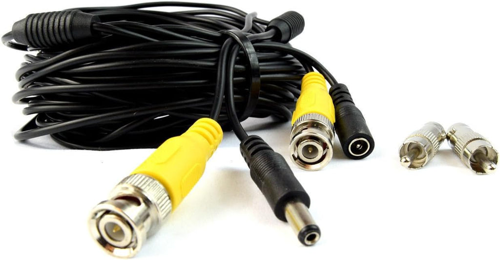 8 x 60 FT BNC Video Power Security Cable B2616