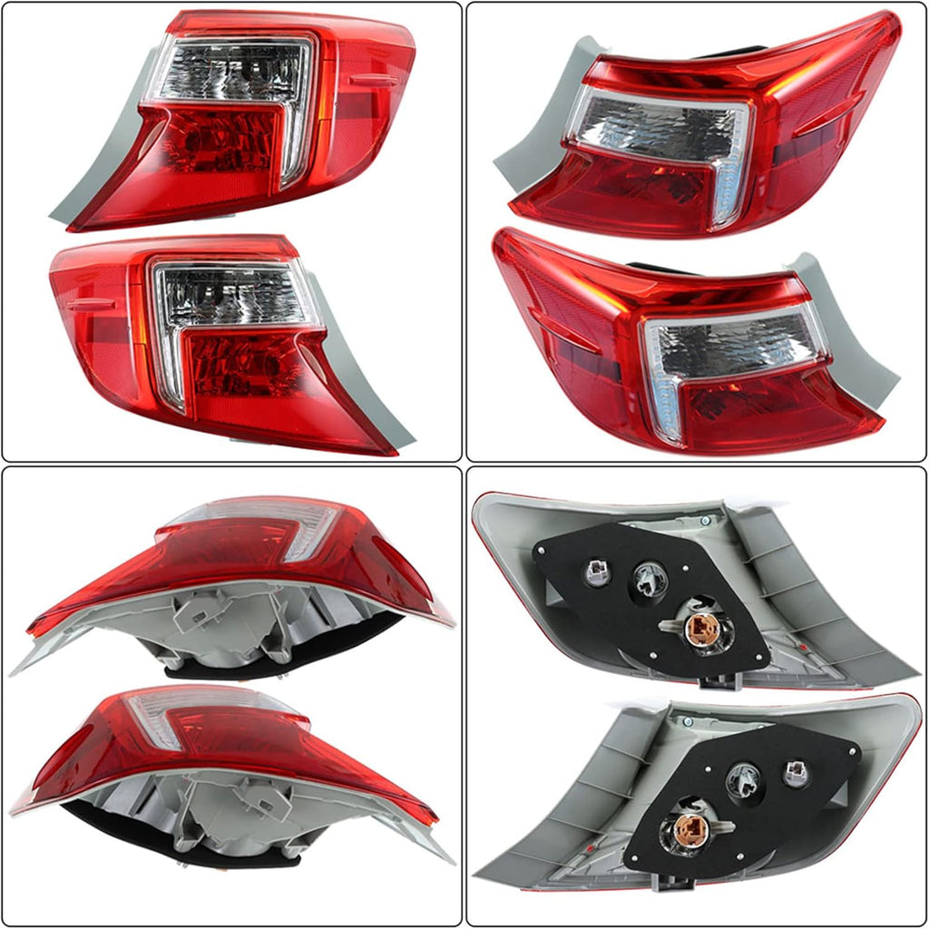 Halogen Rear Brake Tail Light Assembly Pack of 2 E38135