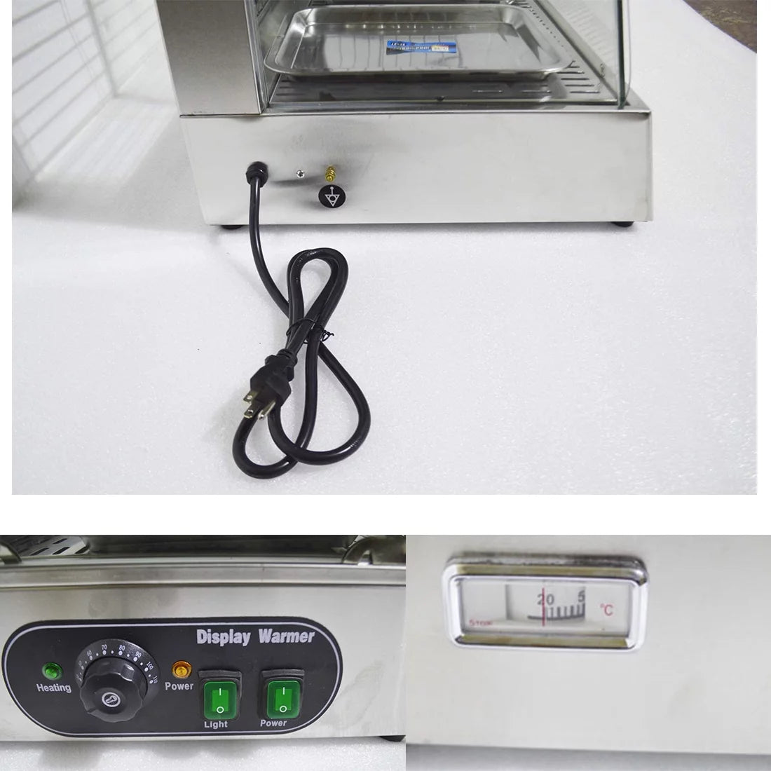 3 Tiers Electric Food Warmer Display Cabinet H5986