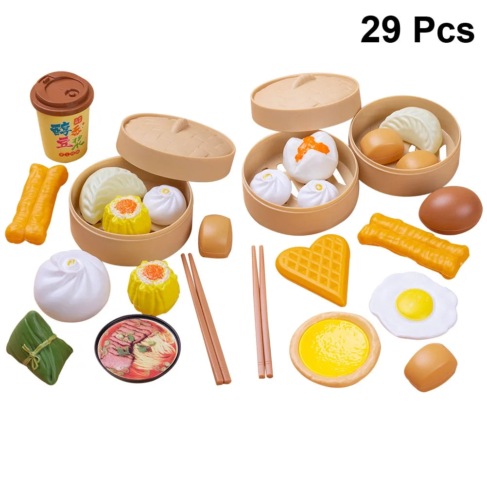 29pcs/2 Sets Kid Cooking Toys Kitchen Toys U2430