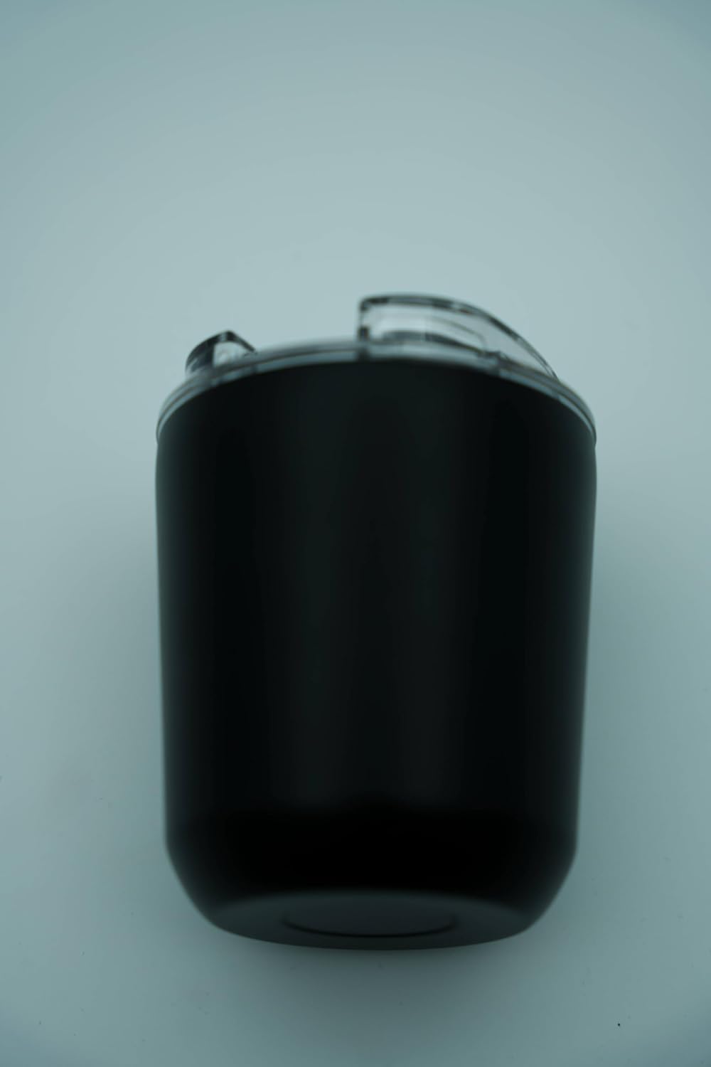8.8oz stackable stainless steel vacuum insulated espresso cup with lid black W9329