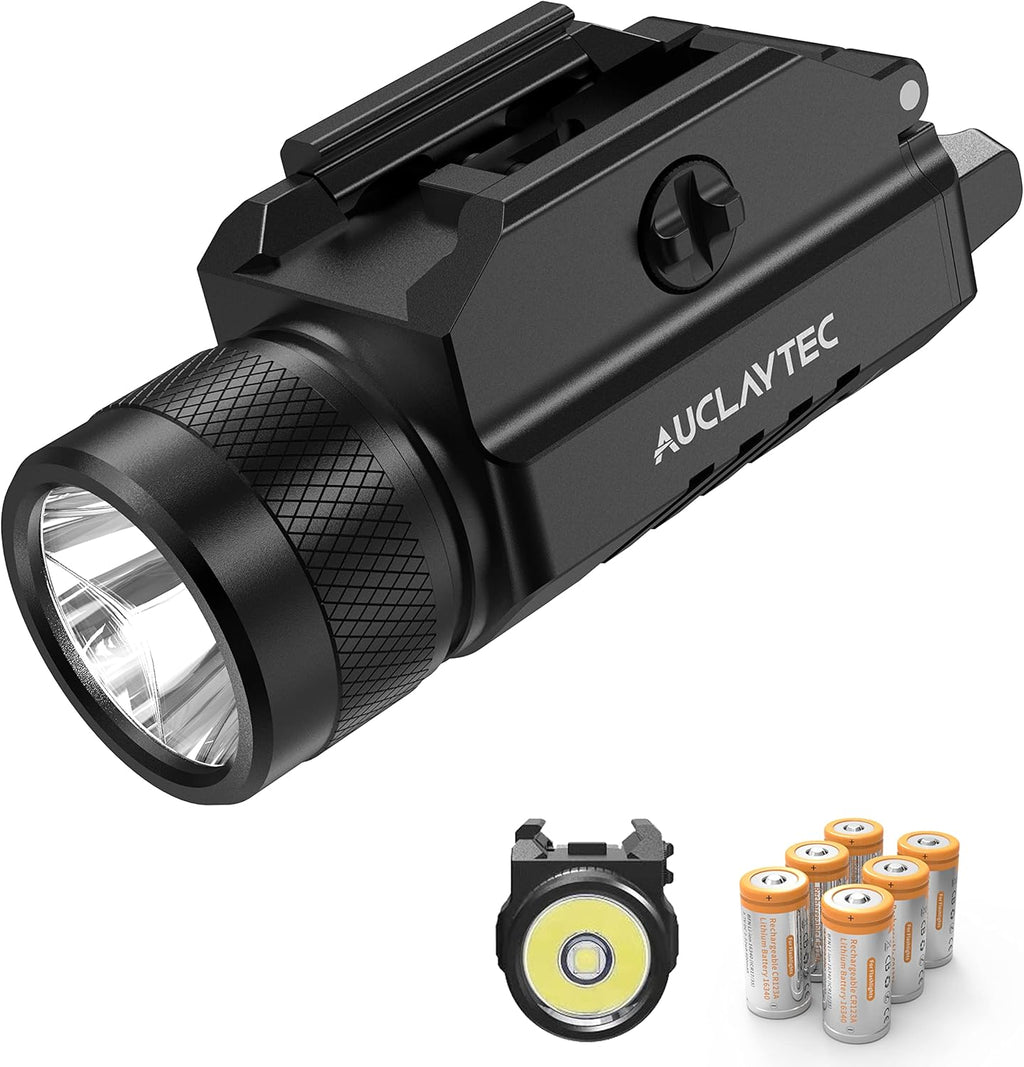 1200 Lumens Mounted Pistol Flashlight with Strobe Mode A363