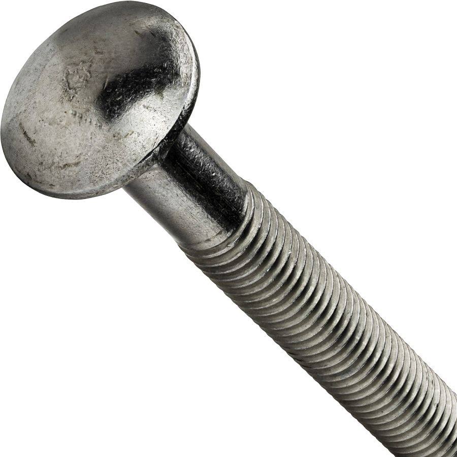 5/8-11 x 16x22 Stainless Steel Carriage Bolts Qty 5 Z86571