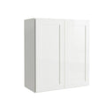 White Laminate Shaker Wall Kitchen Cabinet 27 in. x 30 in. x 12 in. A622070