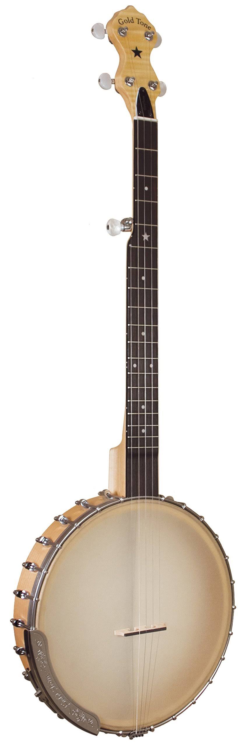 Gold Tone Cripple Creek Bob Carlin Banjo with Gig Bag Gloss Natural CC X8175