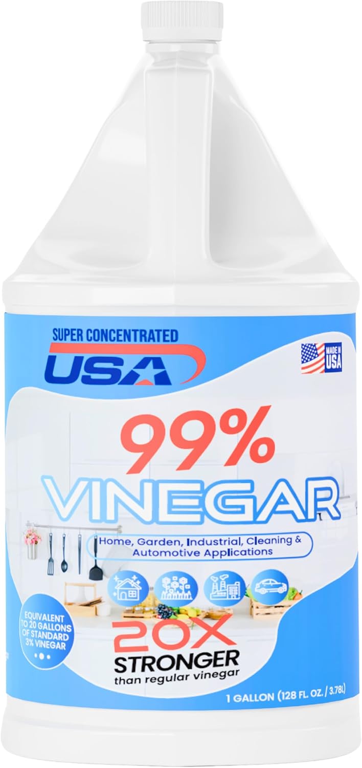 99% Pure Vinegar - 1 Gallon Concentrated Cleaner R8324