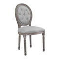 Fabric Light Grey Gray Side Chair A32857