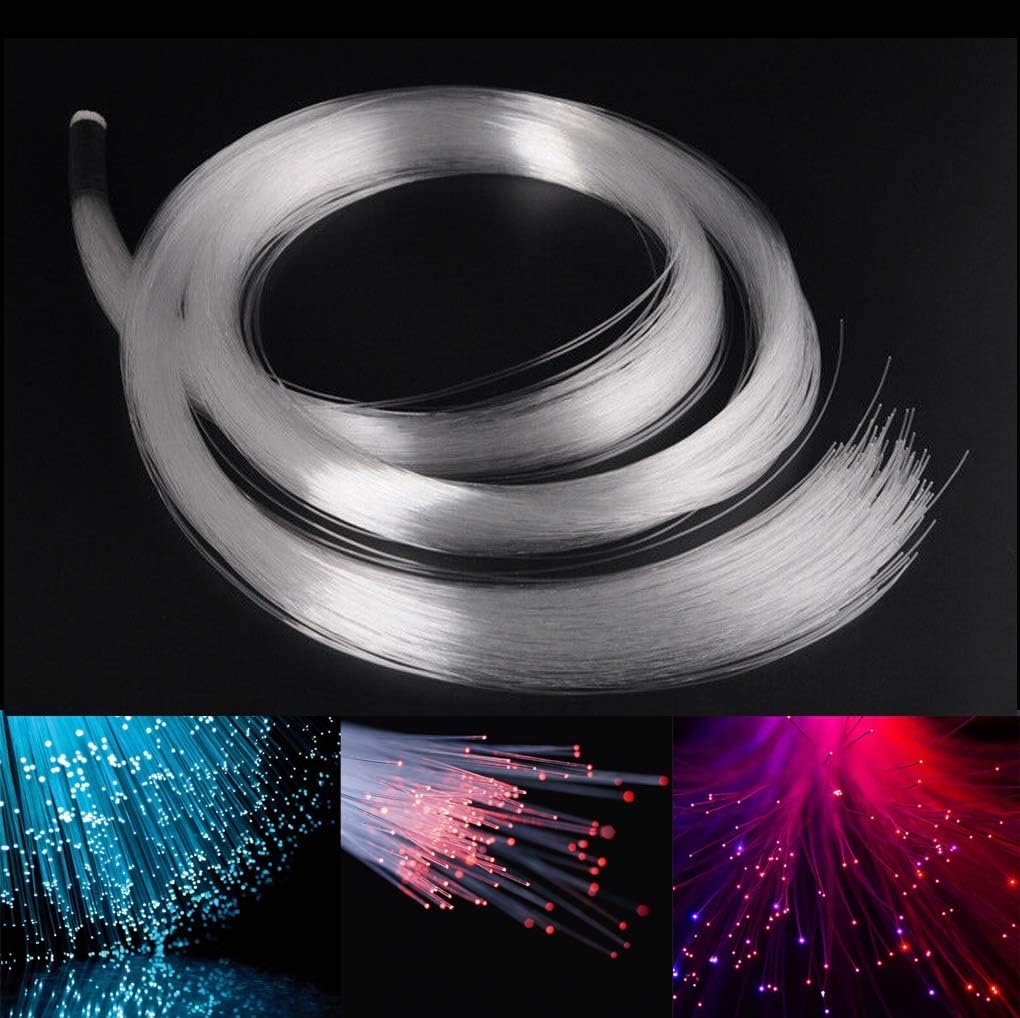 Bluetooth Fiber Optic Star Ceiling Light Kit Mixed 375pcs 9.8ft Strands X28965