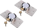 2pcs Steel Van Door Lock & Hasp Set with 2 Locks and 4 Keys U458807