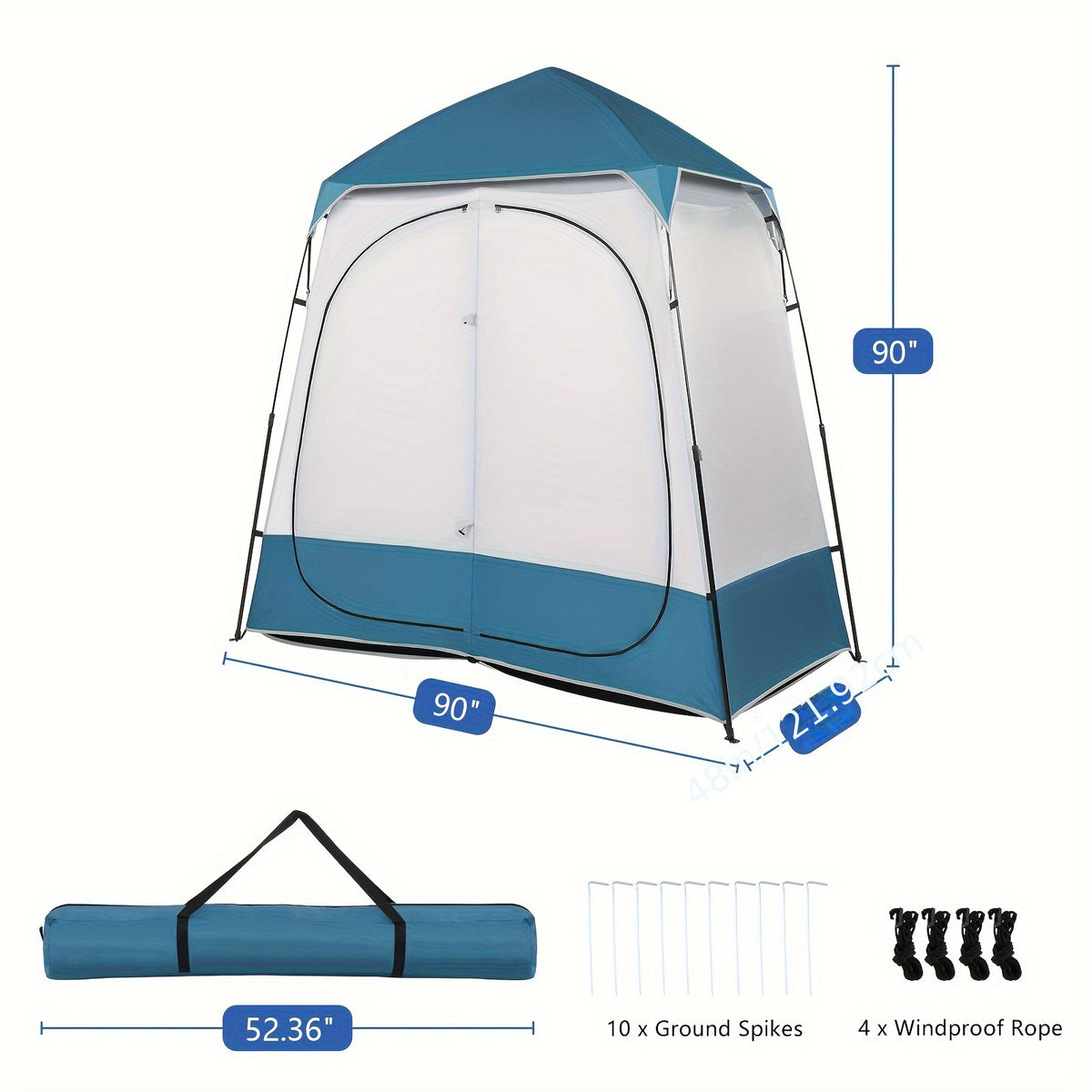Oxford Cloth Double Dressing Tent Z46997
