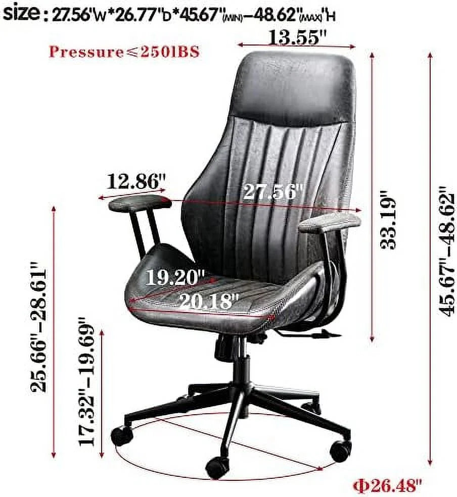 Light Brown Ergonomic Office Chair with Lumbar Support E599171
