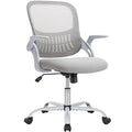 Ergonomic Mid-Back Swivel Desk Chair with Wheels Y588316