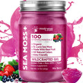Organic Raw Wildcrafted Sea Moss Gel Mix Berry Flavor 10 oz I53682