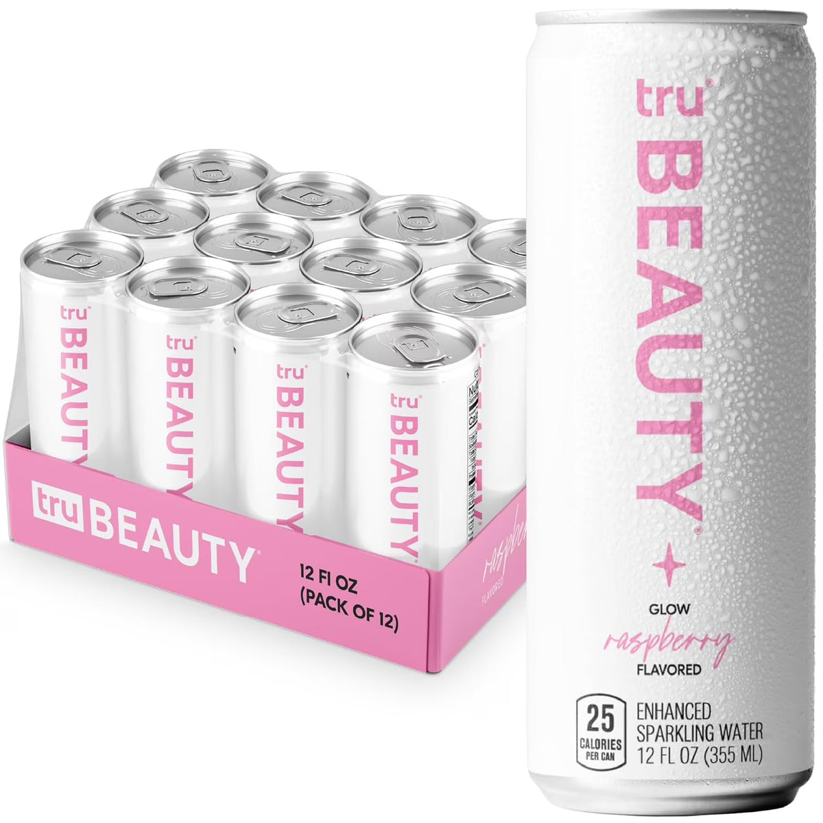 Raspberry Flavored Sparkling Water, 12 Oz (Pack Of 12) O947902