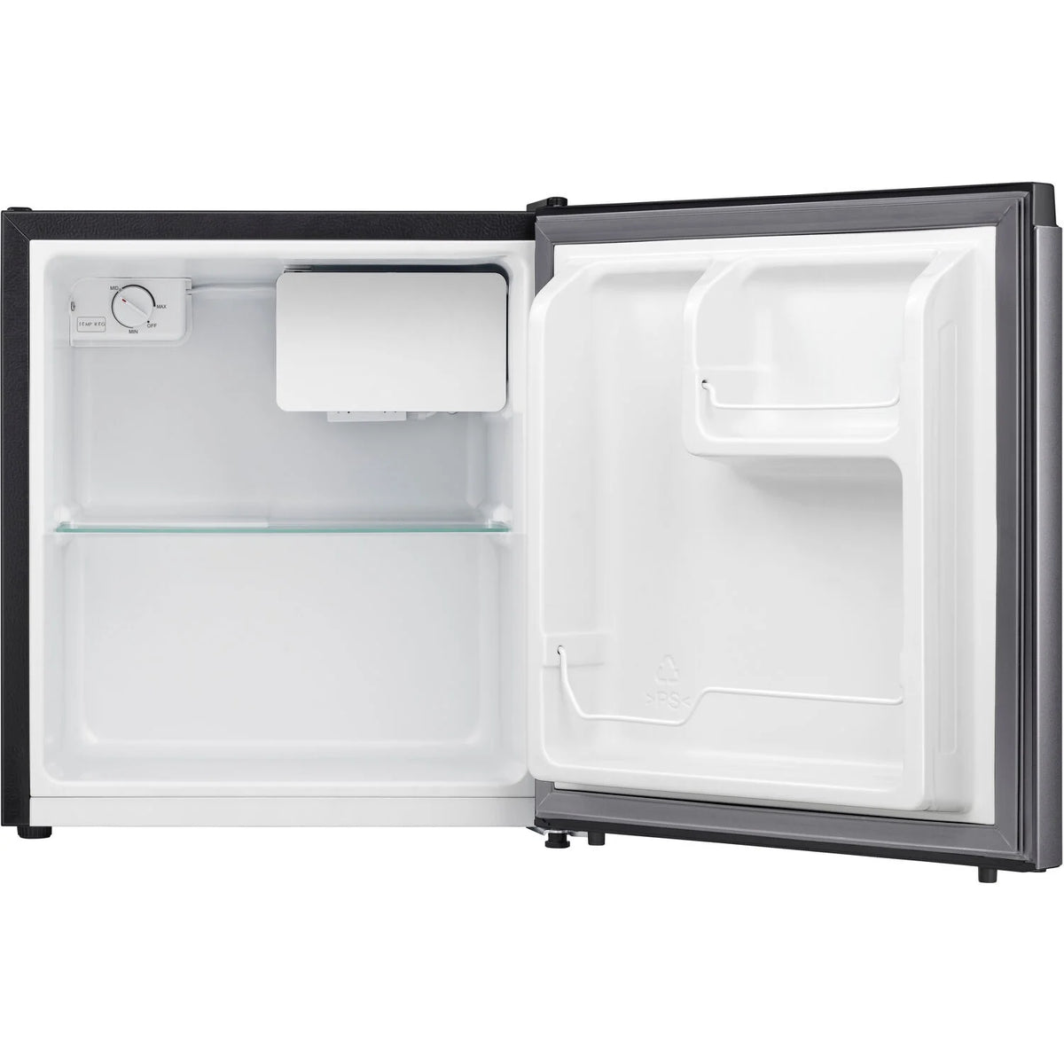 Compact Refrigerator with Freezer, Silver S43151
