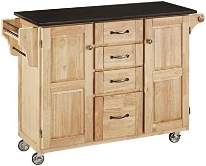Kitchen Cart with Granite Top Y471