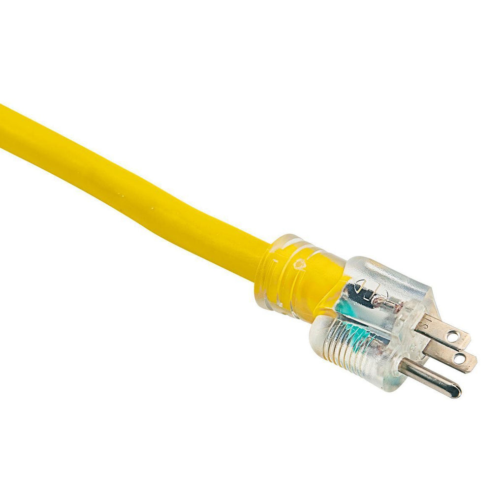 25 ft. 10/3 Gauge Triple-Tap Extension Cord, Yellow S96374