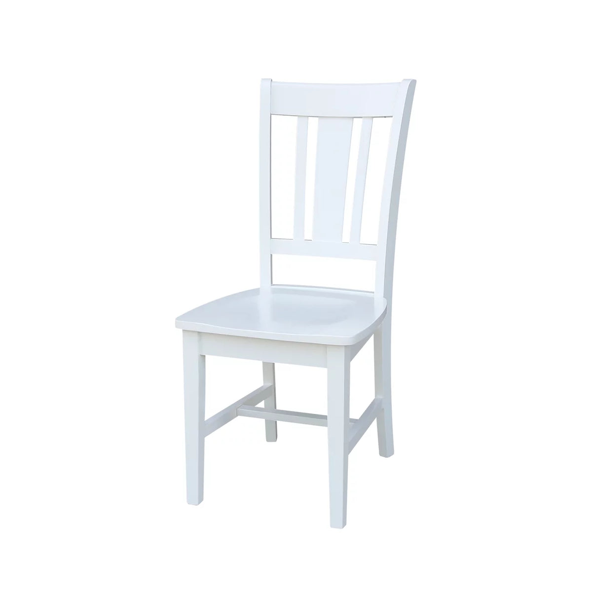 White Solid Wood Splatback Chairs Set of 2 K225813