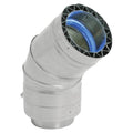45 Degree Double Wall Elbow for 8 inch Vent Pipe A2496