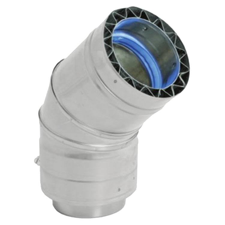 45 Degree Double Wall Elbow for 8 inch Vent Pipe A2496