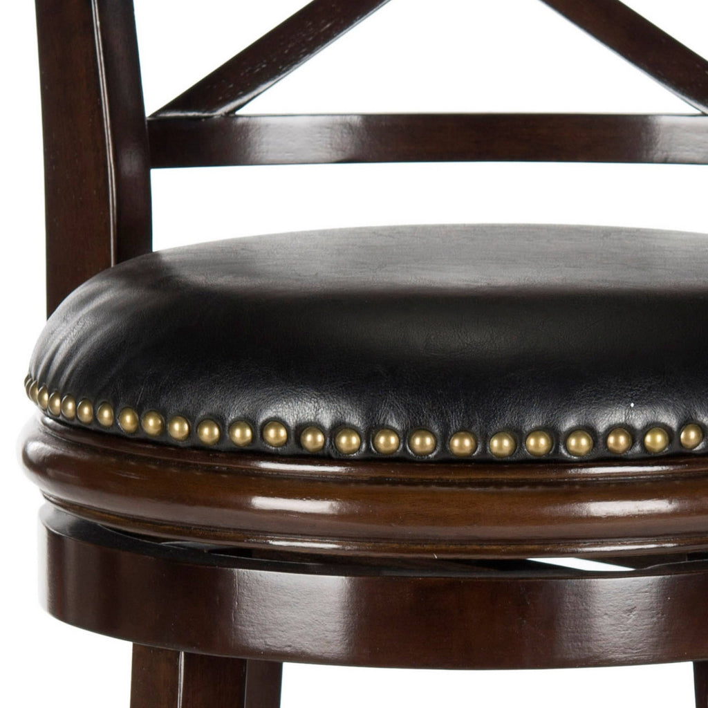 Swivel Bar Stool Cappuccino/Black U328594