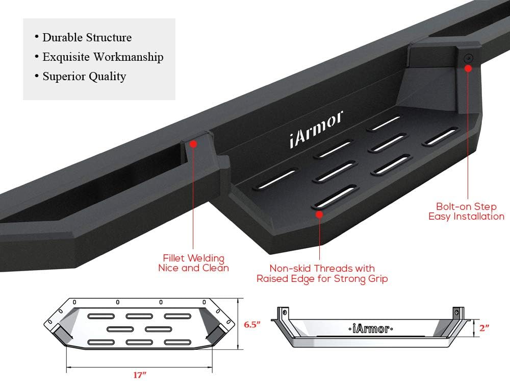 Drop Steps Running Boards Rocker Slider J12985