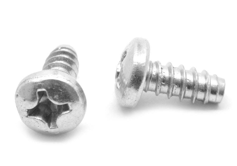 #8-18 x 5/8x22 (FT) Sheet Metal Screw Phillips Pan Head Type B Low Carbon Steel Zinc Plated S18148